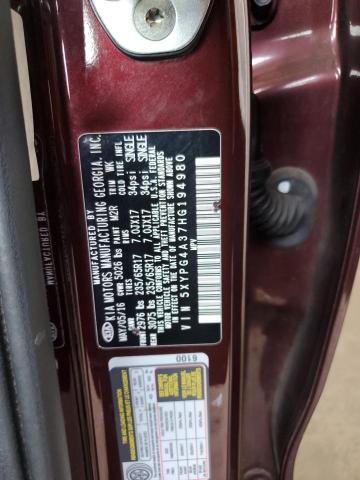 2017 KIA SORENTO LX 5XYPG4A37HG194980