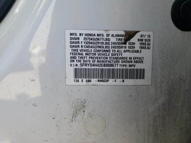 2014 ACURA MDX TECHNO - 5FRYD4H42EB008677