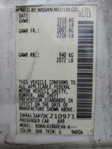 2013 NISSAN ALTIMA 2.5 - 1N4AL3AP7DC210971