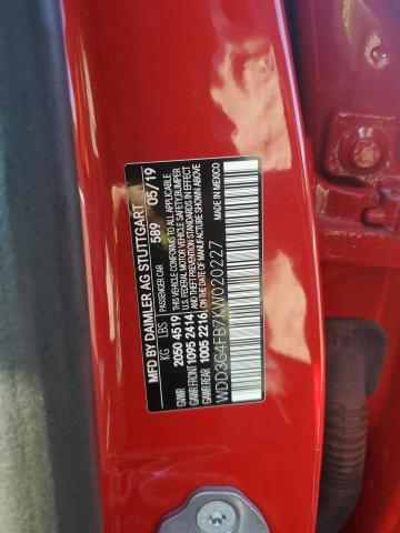 2019 MERCEDES-BENZ A 220 4MAT WDD3G4FB7KW020227