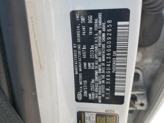 2016 KIA OPTIMA EX - 5XXGU4L36GG092658