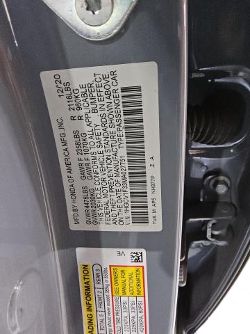 2021 HONDA ACCORD SPO 1HGCV1F33MA027751