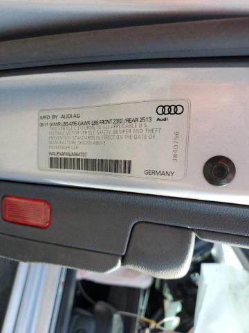 2018 AUDI A4 PREMIUM WAUENAF46JA064737