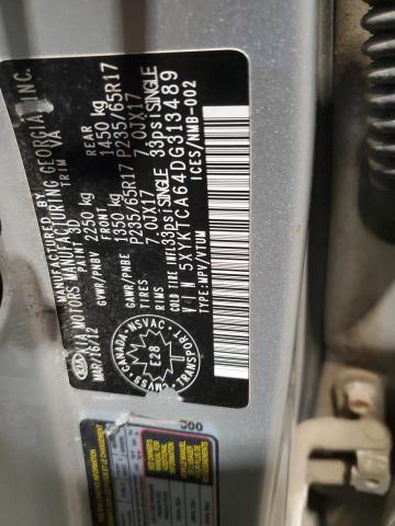 2013 KIA SORENTO LX - 5XYKTCA64DG313489
