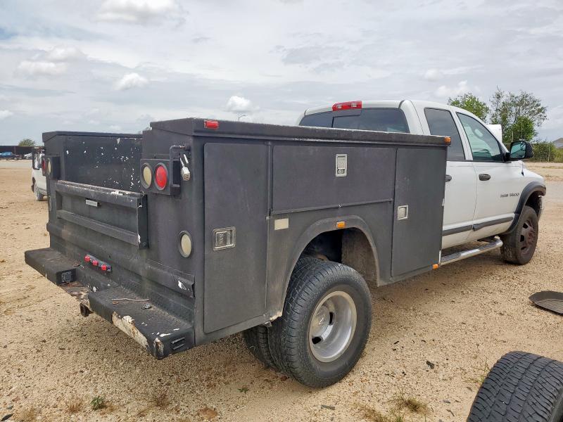 DODGE RAM 3500 S 2005 white crew pic diesel 3D7MS48C45G811441 photo #4