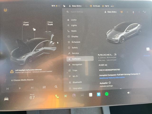 2023 TESLA MODEL 3 5YJ3E1EB2PF610783