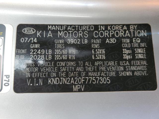 2015 KIA SOUL KNDJN2A20F7757305