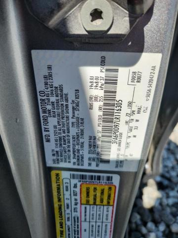 2020 FORD FUSION TIT 3FA6P0D97LR116305
