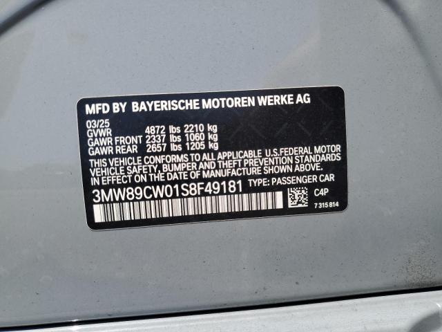 2025 BMW 330XI 3MW89CW01S8F49181