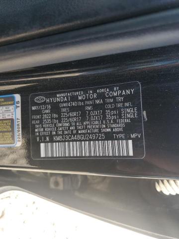 2016 HYUNDAI TUCSON LIMITED KM8J3CA48GU249725