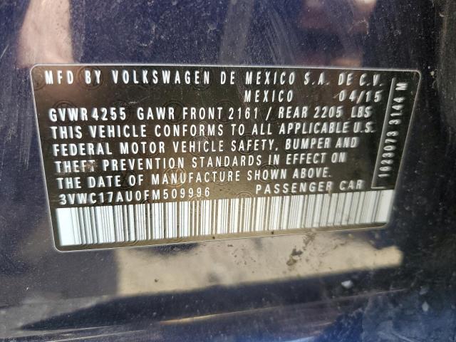 2015 VOLKSWAGEN GOLF SPORT - 3VWC17AU0FM509996