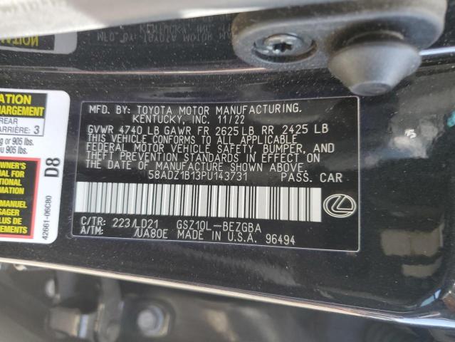 2023 LEXUS ES 350 BAS 58ADZ1B13PU143731