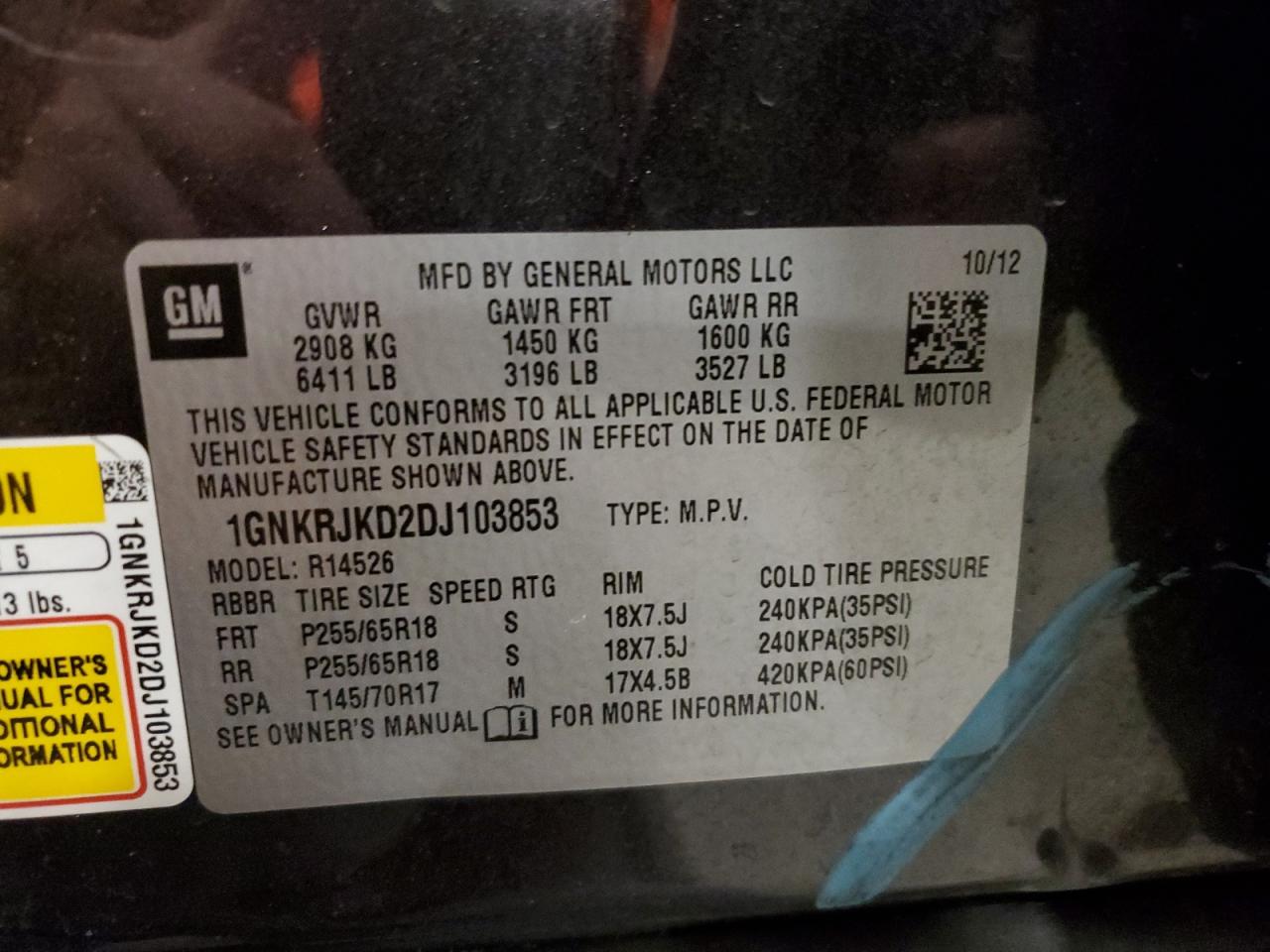 CHEVROLET TRAVERSE LT