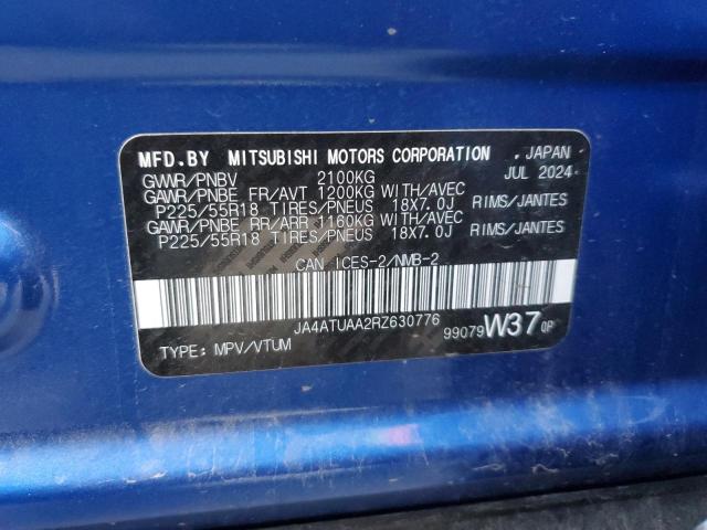 2024 MITSUBISHI ECLIPSE CR JA4ATUAA2RZ630776