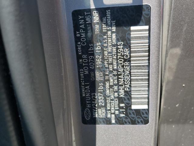 2023 HYUNDAI ELANTRA LIMITED KMHLN4AJ4PU075943