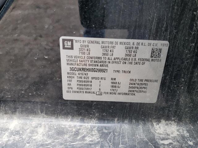 2014 CHEVROLET SILVERADO - 3GCUKREHXEG299921