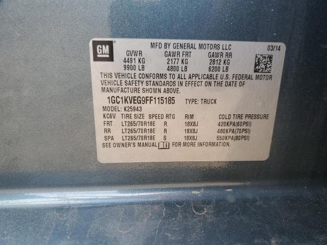 2015 CHEVROLET SILVERADO - 1GC1KVEG9FF115185