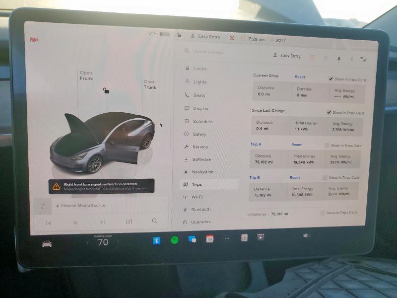 2022 TESLA MODEL 3 5YJ3E1EB2NF184252