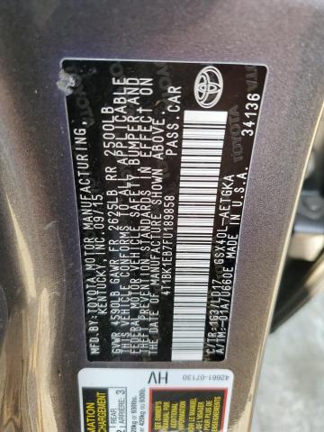 2015 TOYOTA AVALON XLE 4T1BK1EB7FU189858