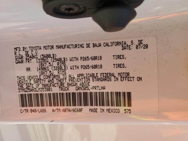 2020 TOYOTA TACOMA DOU - 3TMGZ5AN3LM353801