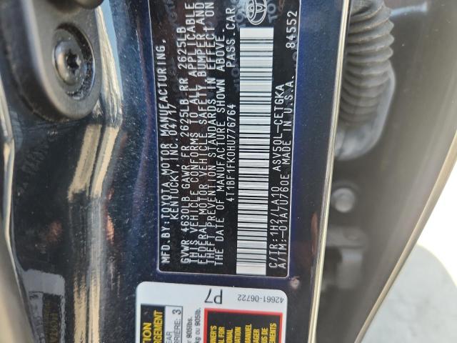 2017 TOYOTA CAMRY LE - 4T1BF1FK0HU776764