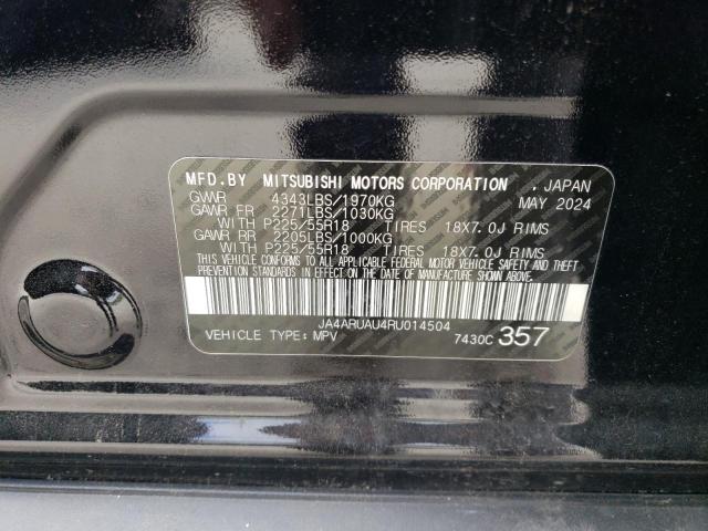 2024 MITSUBISHI OUTLANDER JA4ARUAU4RU014504