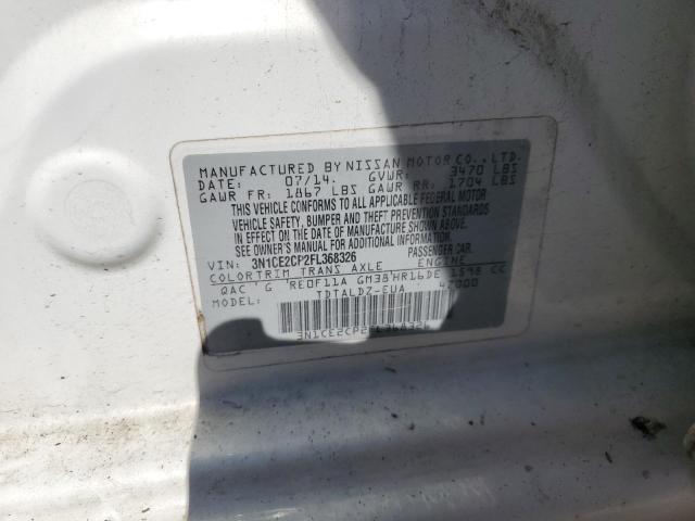 2015 NISSAN VERSA NOTE 3N1CE2CP2FL368326