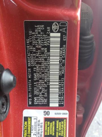 2017 TOYOTA COROLLA L 2T1BURHE5HC809416