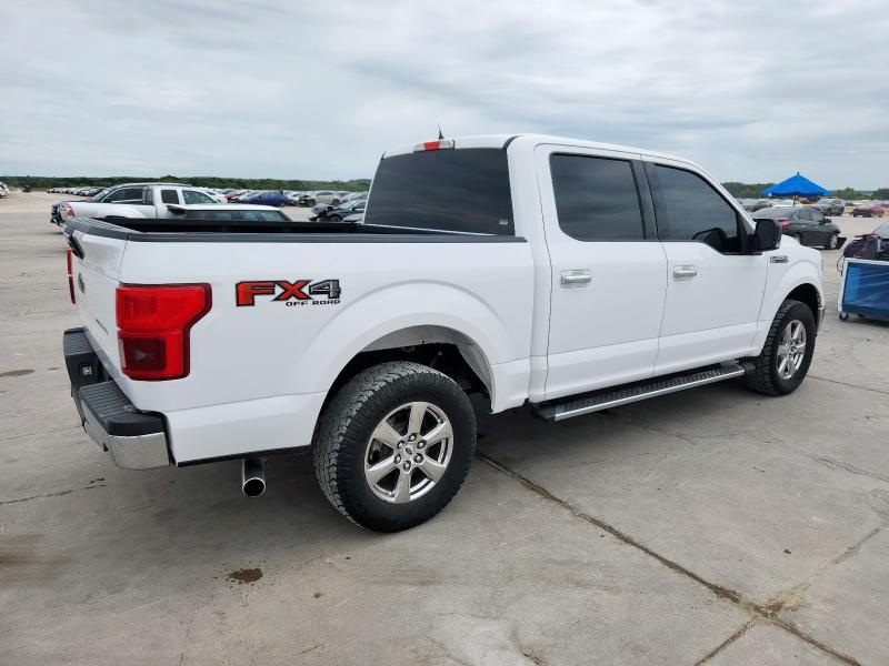 FORD F150 SUPER 2018 white  gas 1FTEW1E54JKC36073 photo #4