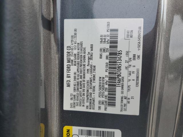 2022 FORD MUSTANG GT 1FA6P8CF0N5134785