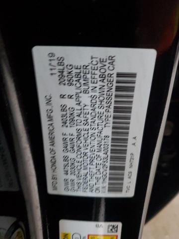 2020 HONDA ACCORD EXL 1HGCV2F53LA003178