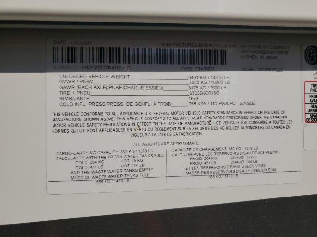 2022 KEYSTONE MONTANA #3292565687