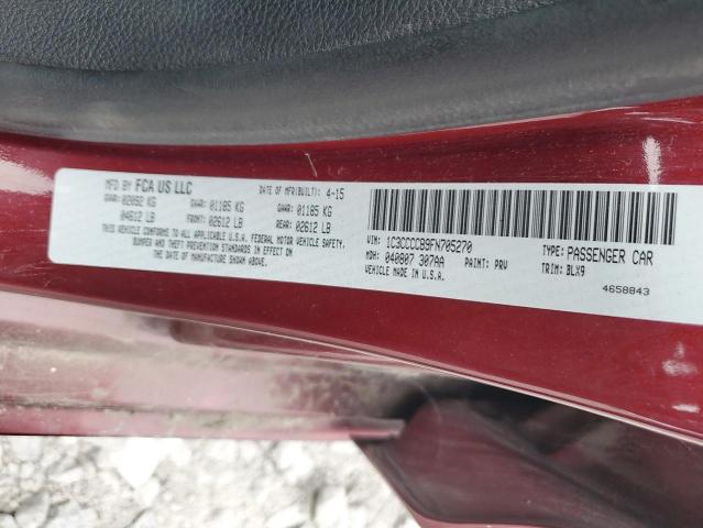 2015 CHRYSLER 200 C 1C3CCCCB9FN705270