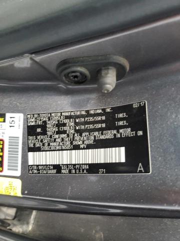 2017 TOYOTA SIENNA XLE 5TDDZ3DC9HS165051