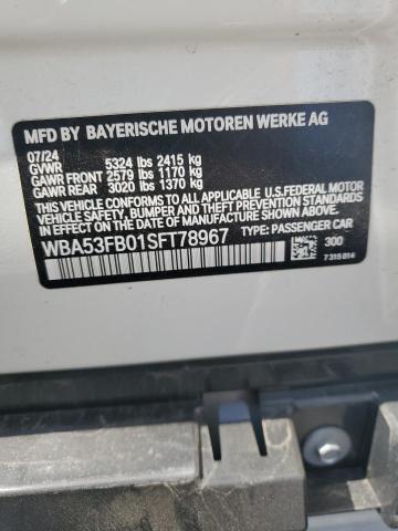 2025 BMW M440I GRAN WBA53FB01SFT78967