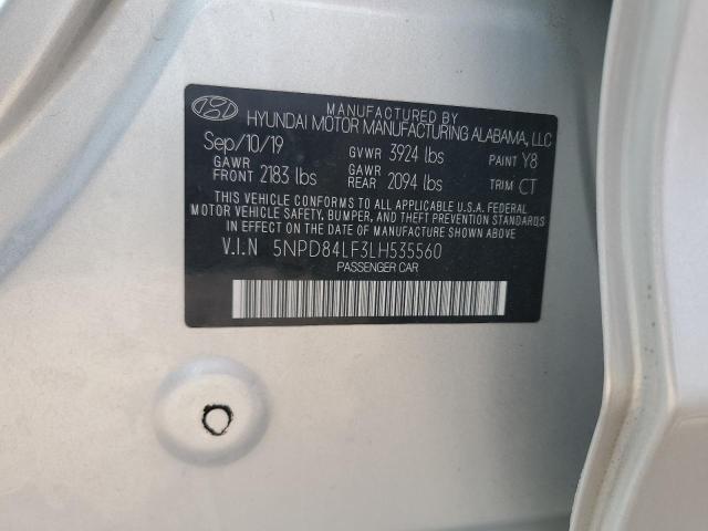 2020 HYUNDAI ELANTRA SE - 5NPD84LF3LH535560