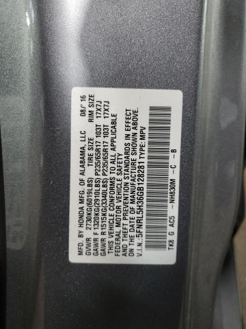 2016 HONDA ODYSSEY SE 5FNRL5H36GB128281