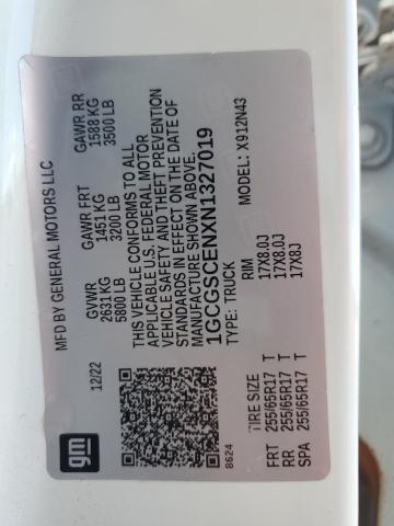 2022 CHEVROLET COLORADO L 1GCGSCENXN1327019