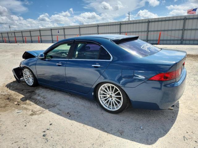 ACURA TSX 2004 blue  gas JH4CL96824C020663 photo #3