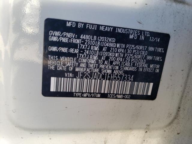 2015 SUBARU FORESTER 2 #3296964849