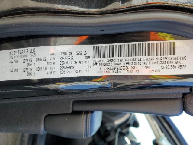 2016 JEEP CHEROKEE L 1C4PJLDB4GW158664