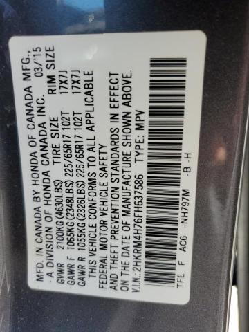 2015 HONDA CR-V EXL 2HKRM4H76FH637586