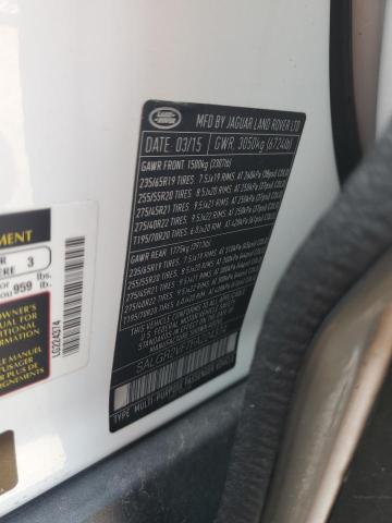 2015 LAND ROVER RANGE ROVE SALGR2VF7FA224374