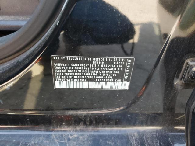 2015 VOLKSWAGEN JETTA BASE 3VW2K7AJ7FM337657