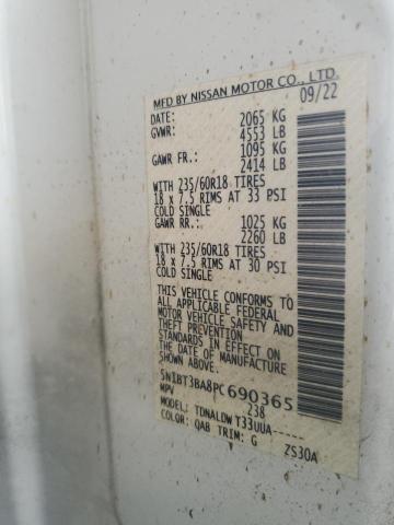 2023 NISSAN ROGUE SV 5N1BT3BA8PC690365