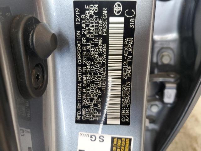 2020 TOYOTA COROLLA LE - JTDEPRAE0LJ096484