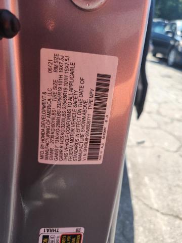 2022 HONDA ODYSSEY EL 5FNRL6H90NB026711
