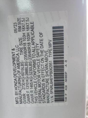 2023 HONDA ODYSSEY EX 5FNRL6H61PB062951