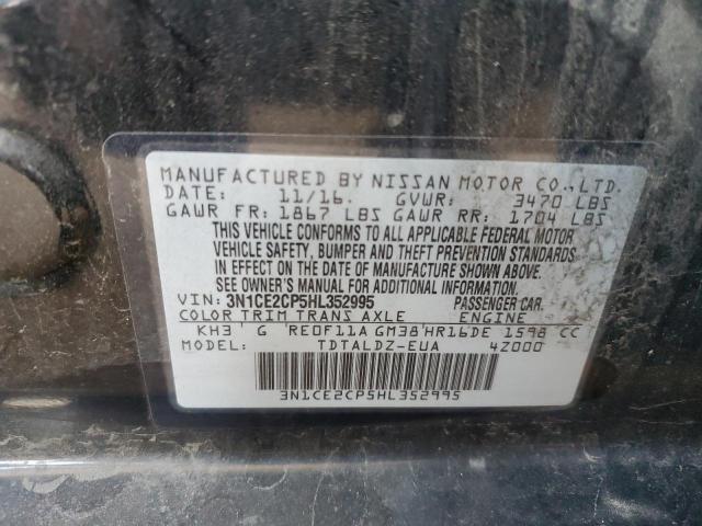 2017 NISSAN VERSA NOTE - 3N1CE2CP5HL352995