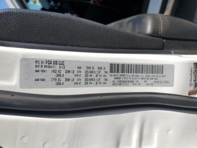 2019 DODGE DURANGO SX 1C4RDHAG6KC824589